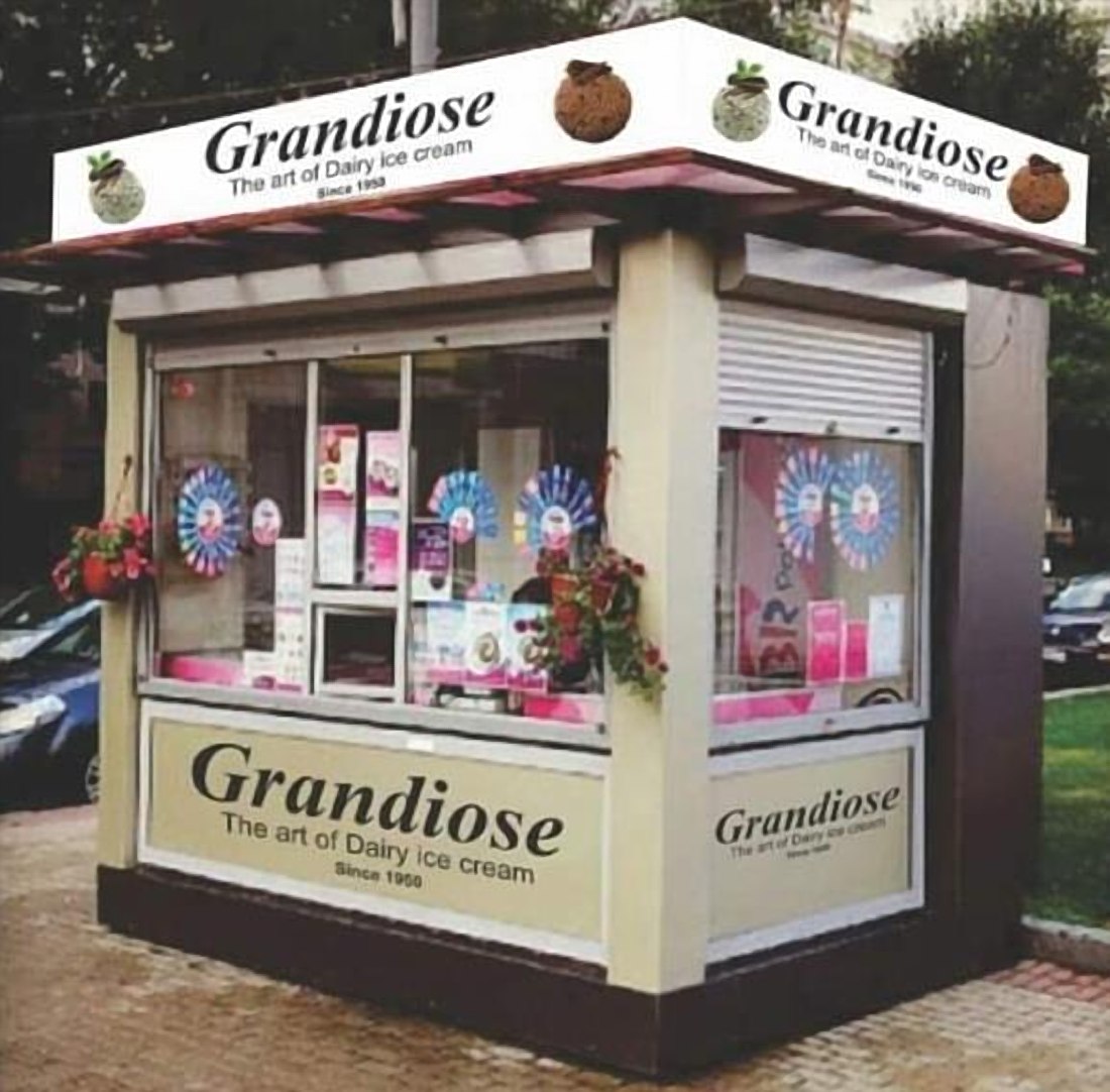 Coffee Kiosk with Shutters (CK-703)