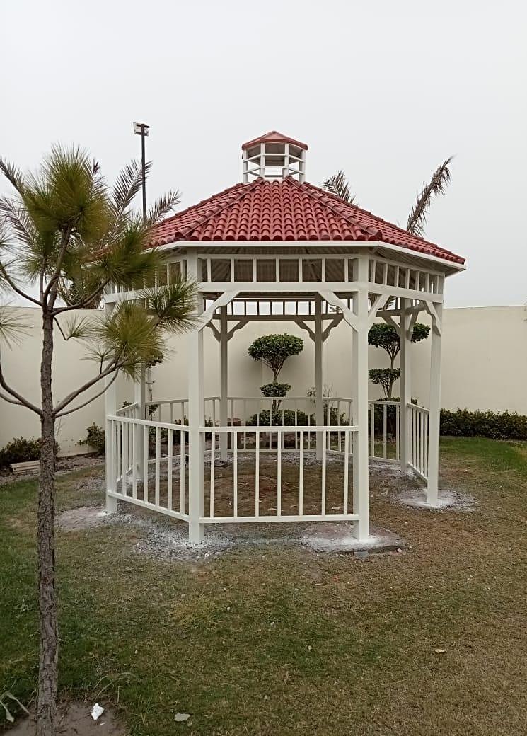 Matt Black Computer-Numerical Gazebo