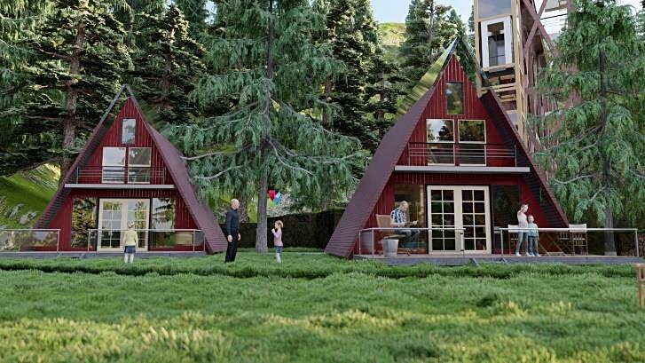 Triangle Villa - Star Gazing Model
